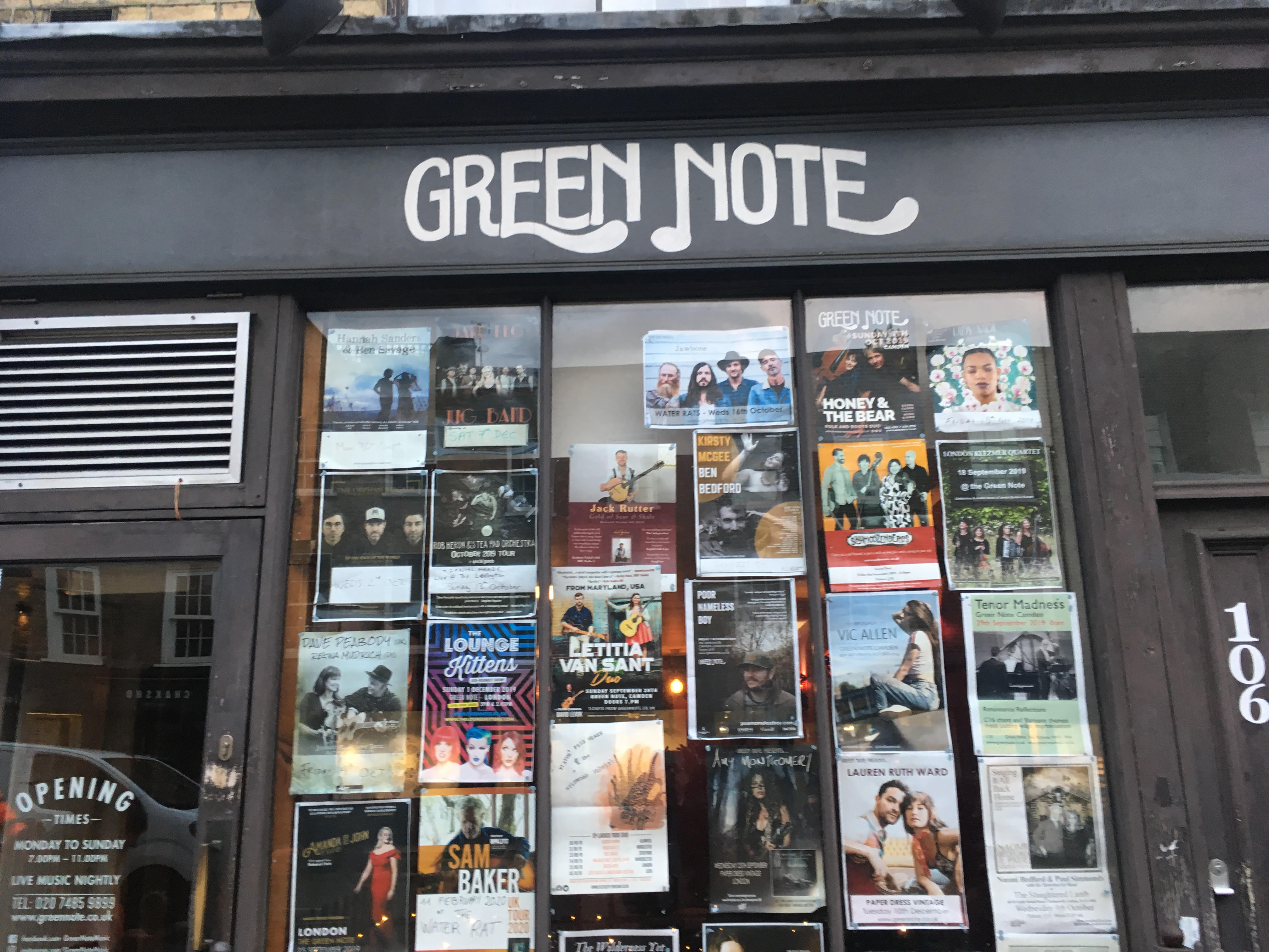 Green Note, Camden