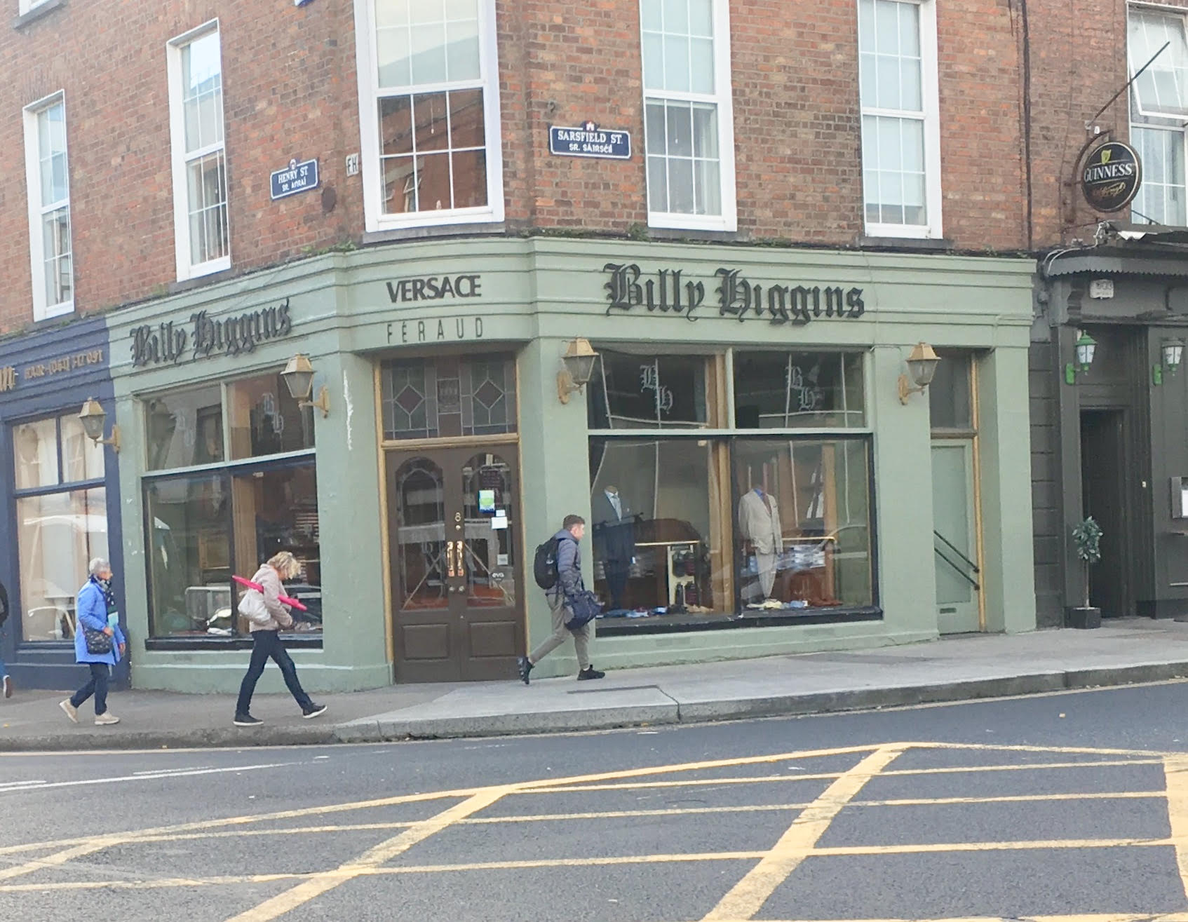 The Billy Higgins tailors in Limerick 